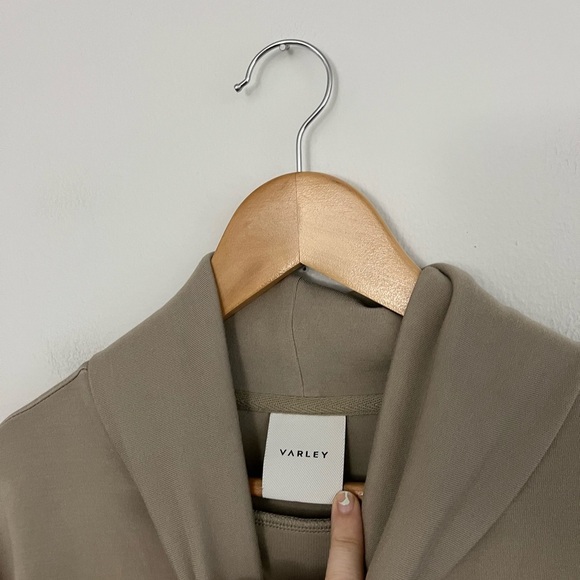 Varley Anthropologie Freya Tan Tunic Mockneck Sweater - Picture 6 of 8